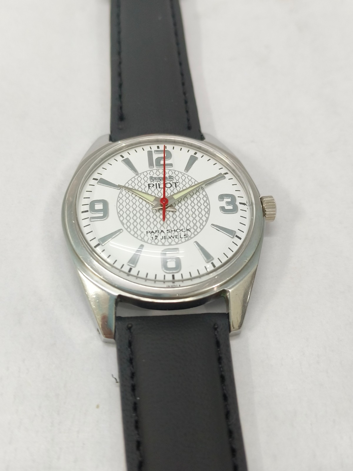 Vintage HMT Pilot Pink 17 Jewels Mechanical Hand Winding Men’s Wrist Watch