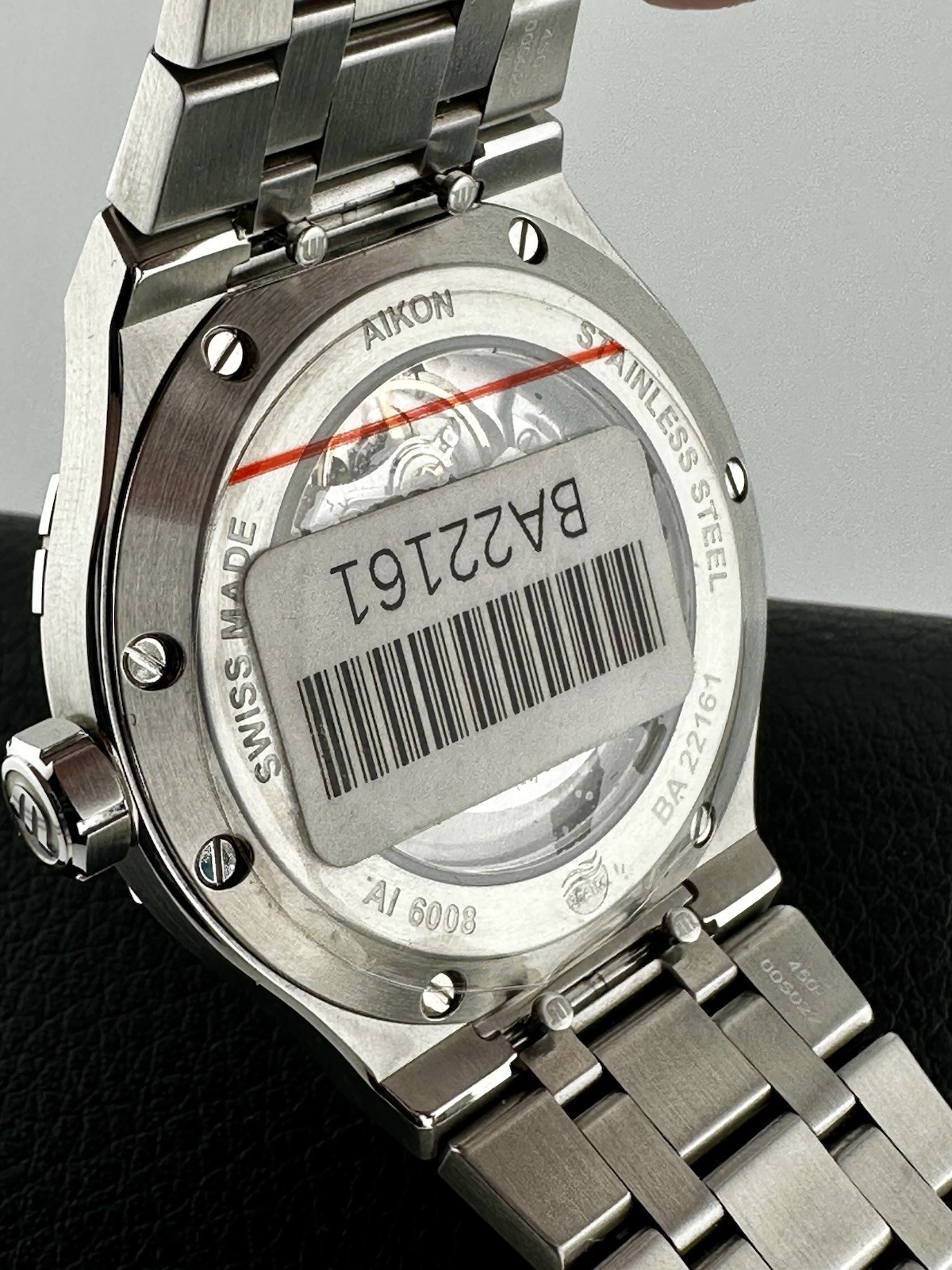 MAURICE LACROIX AIKON AUTOMATIC DATE 42mm Grey Motif Dial Swiss 200m AI6008