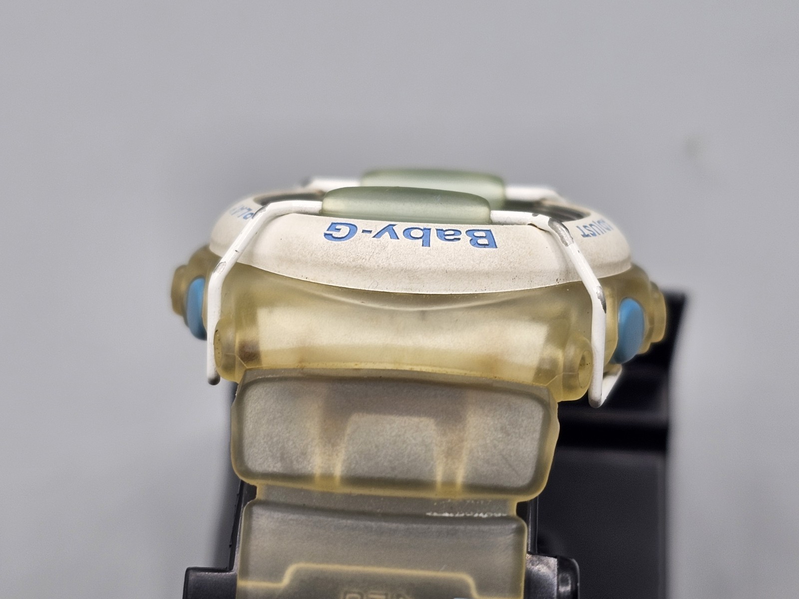 Vintage Casio Baby-G BGM-100 G’Mix Ladies 41mm Yellow & White Jelly Watch