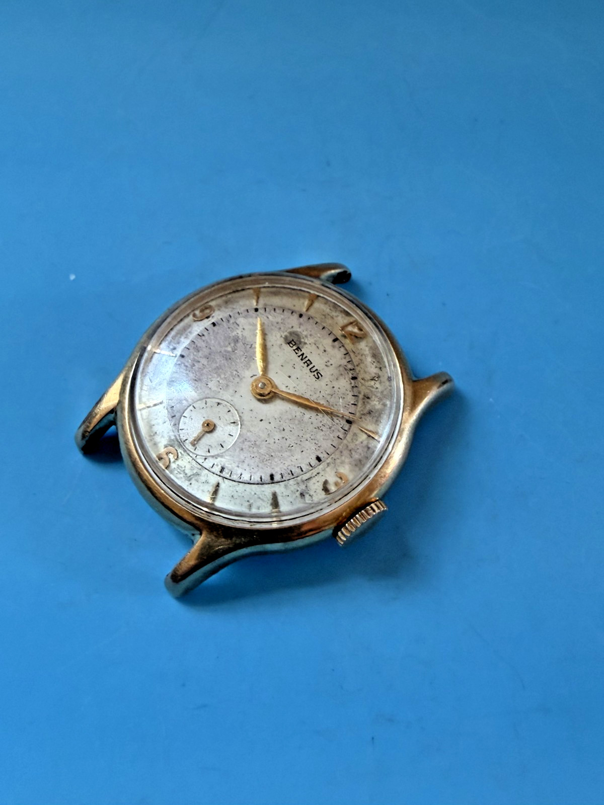 Vintage Benrus 17J BB14 Mechanical Watch Gold Filled – Running
