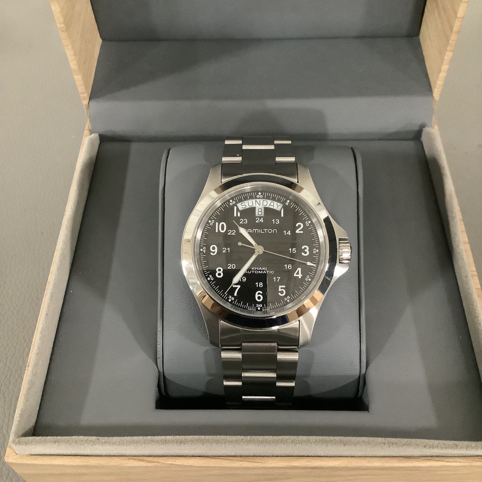 Hamilton Khaki Field King Automatic Men’s Watch- 40mm Stainless Steel