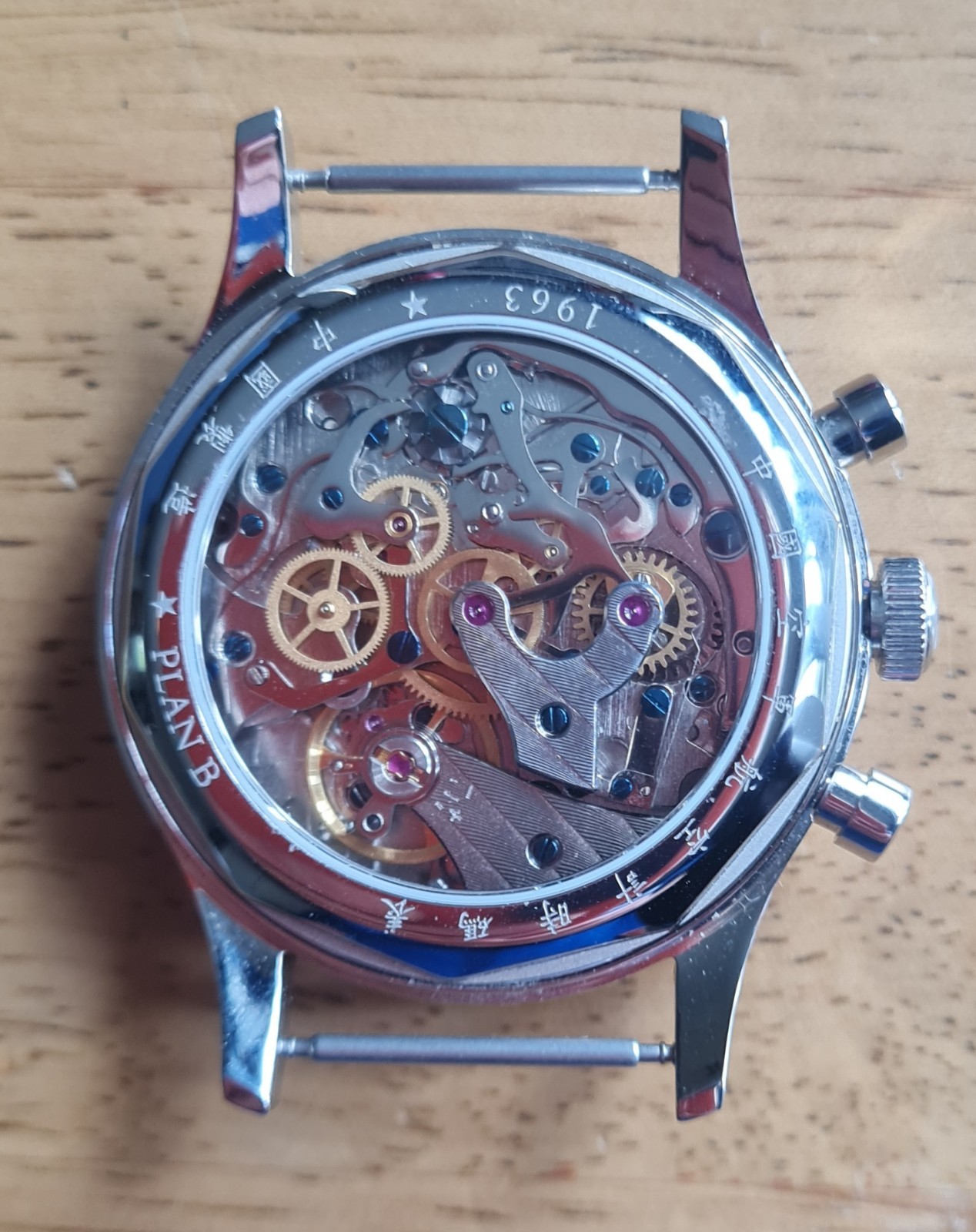 Seagull 1963 Air Force Pilot Chronograph ST1901 Mechanical 38mm Watch Box Papers