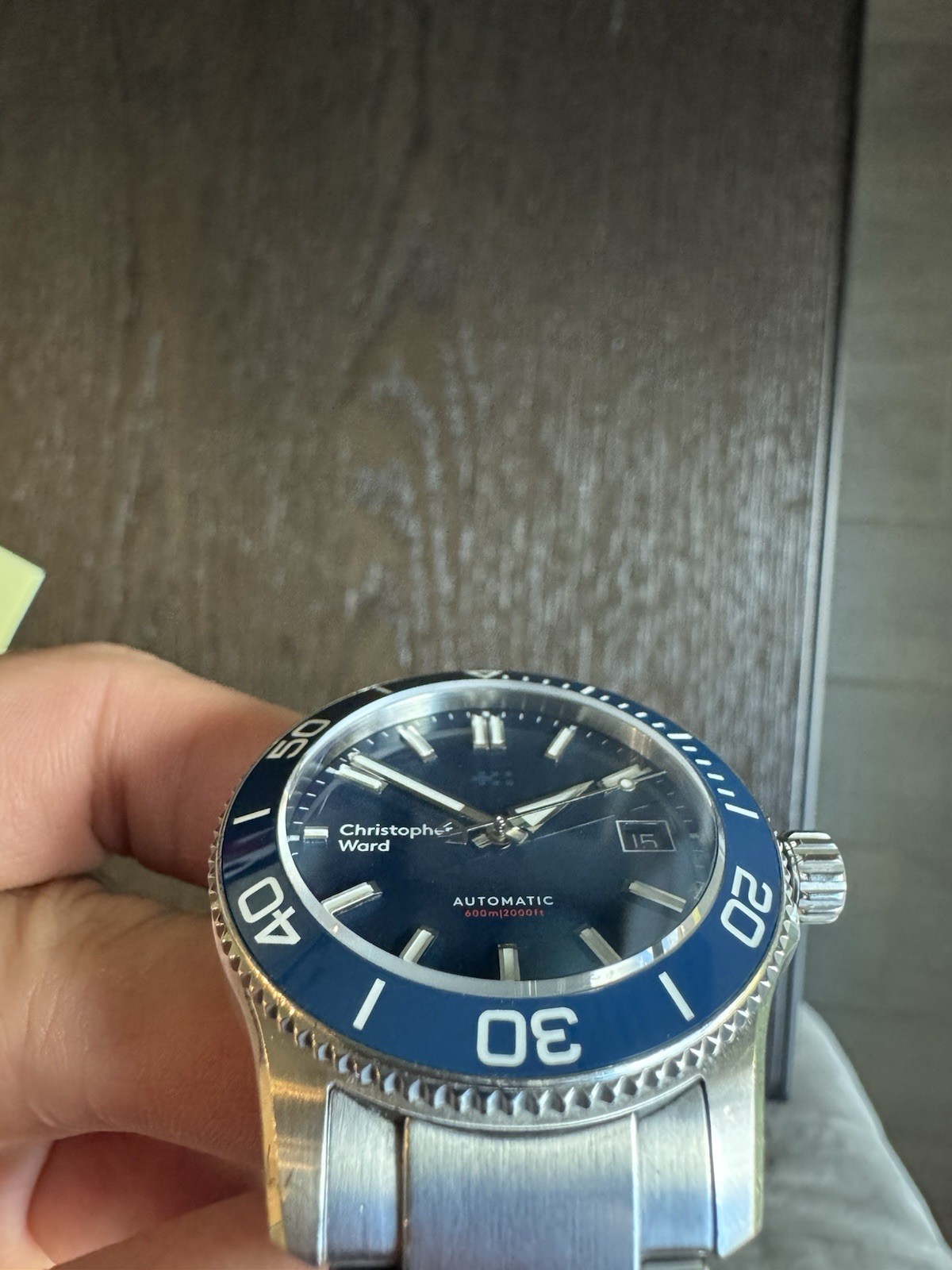 Christopher Ward C60 Trident Pro 600 MK3 – Blue – 38mm