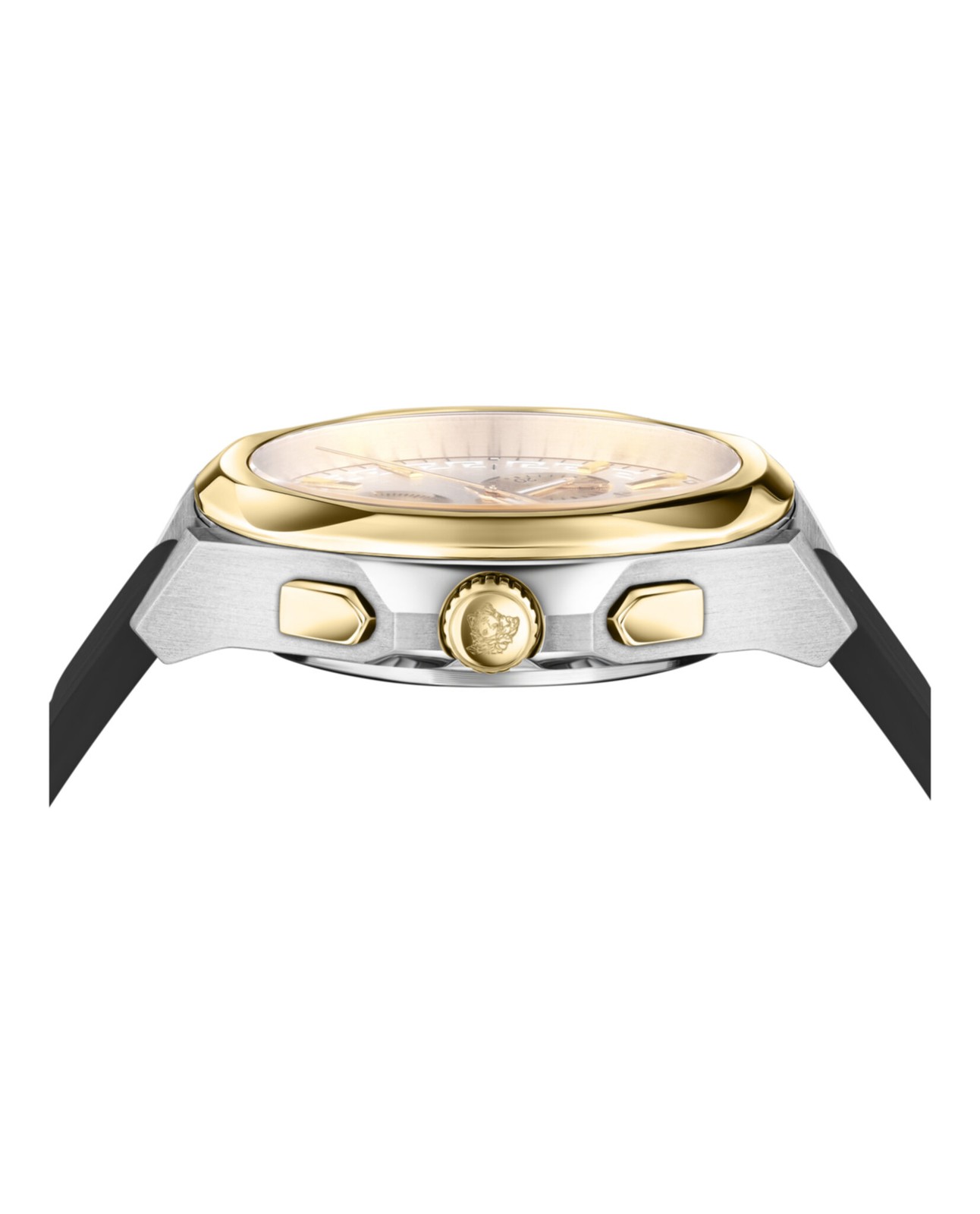 Versace Womens Medusa Chrono Two Tone 40mm Strap Fashion Watch