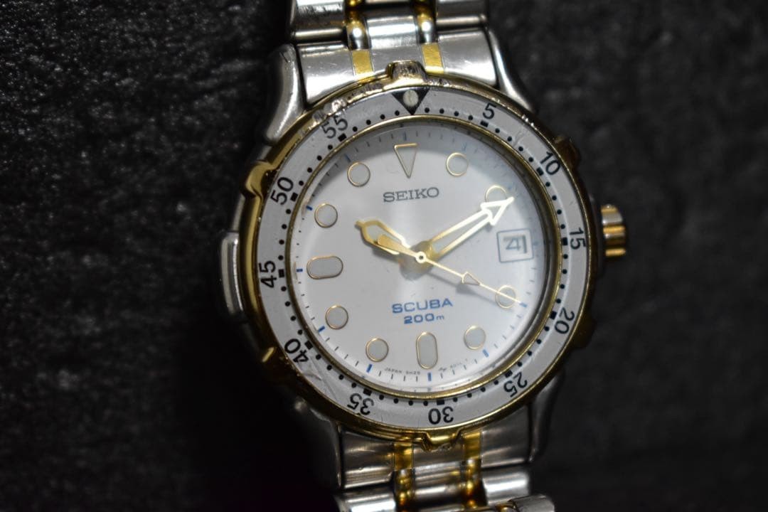[Working Condition] SEIKO Scuba 200M Quartz Men’s Watch