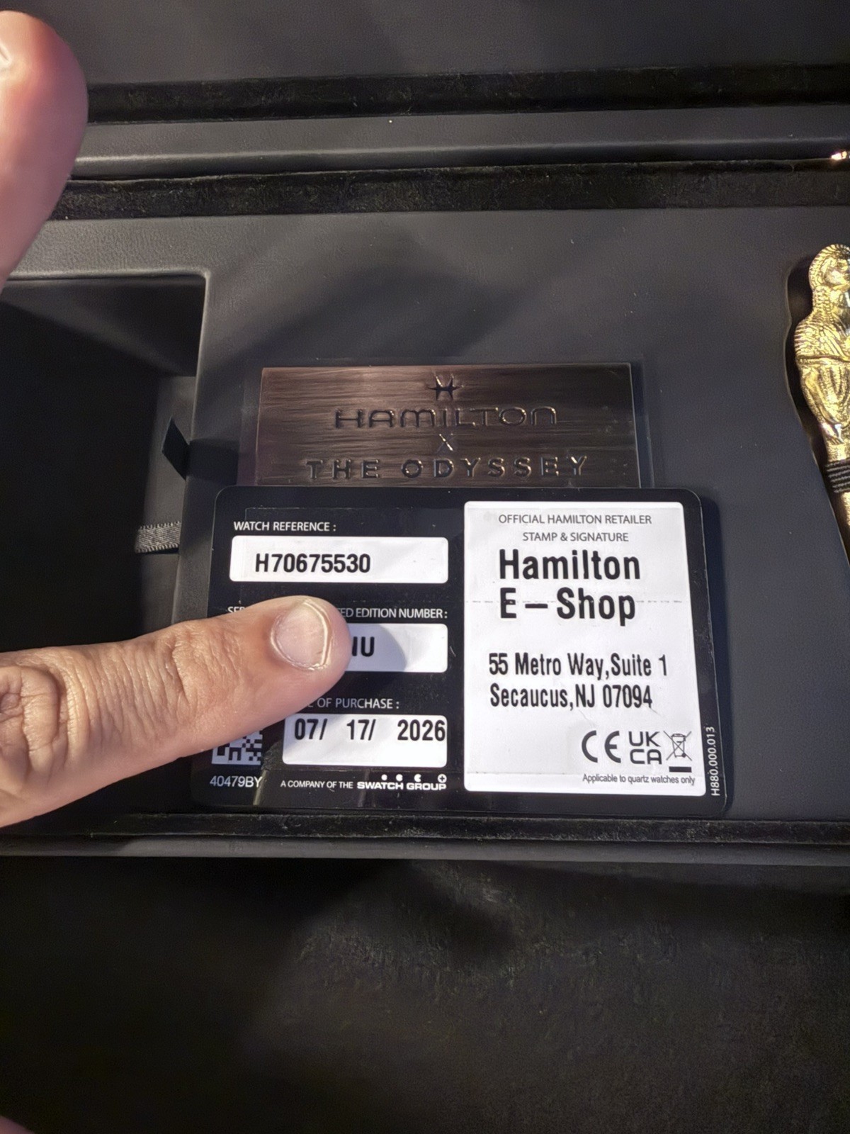 Hamilton x The Odyssey Limited Edition Auto 41mm Bonze Case Brown Leather