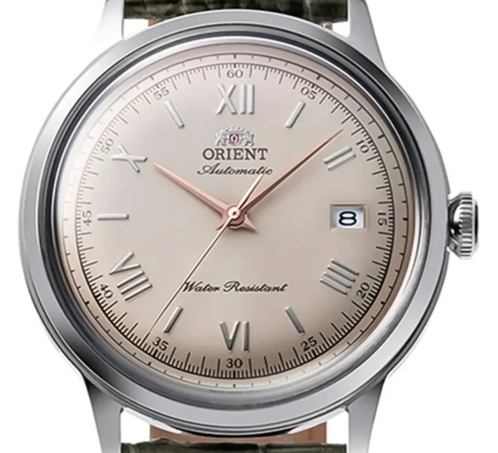 Orient Bambino Men’s Watch RA-AC0025N30B Classic Beige Dial Leather Strap 30M