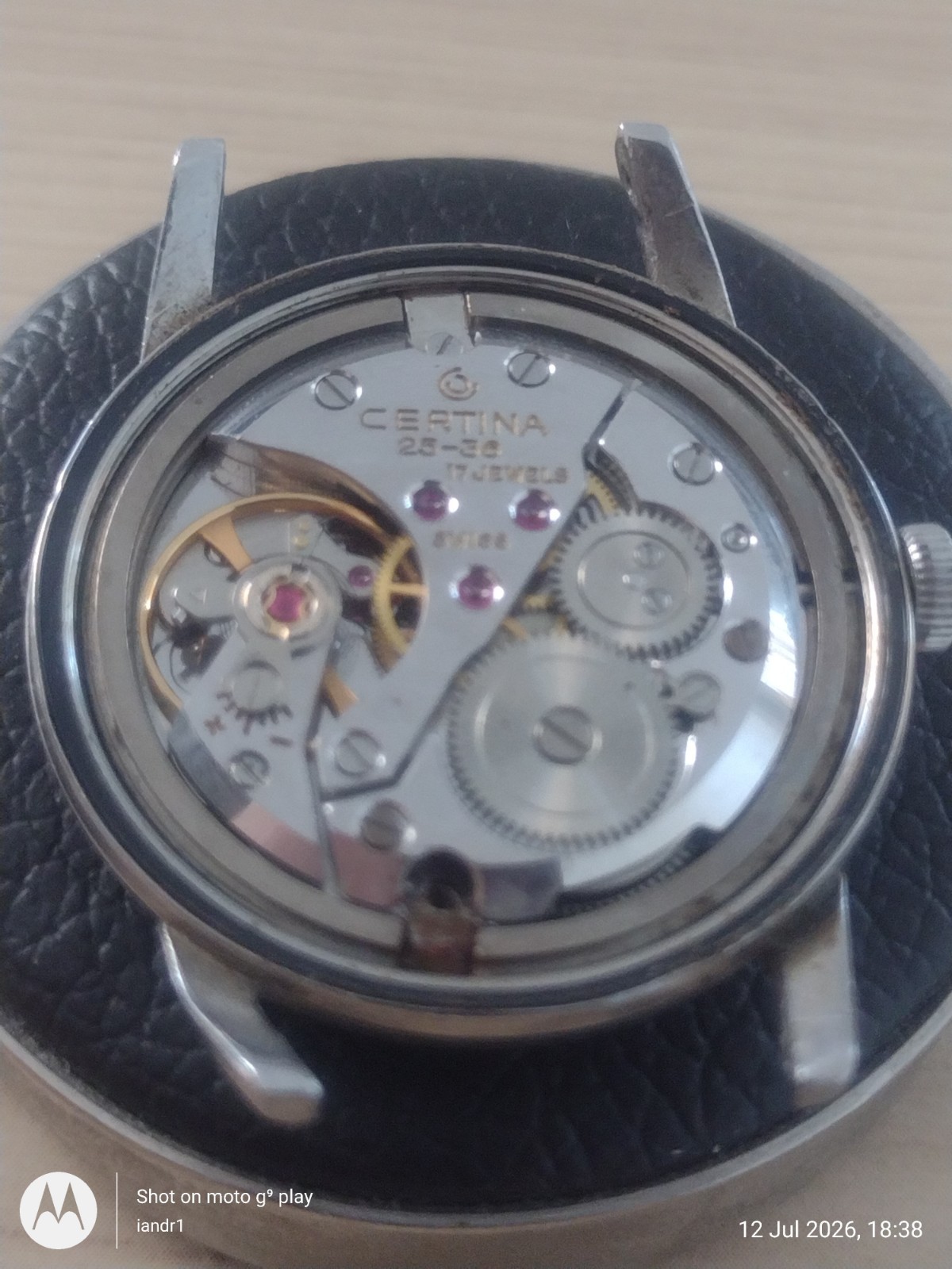 Strictly Spares Or Repairs Certina Manual Wind 25-36 – 17 Jewels Movement.