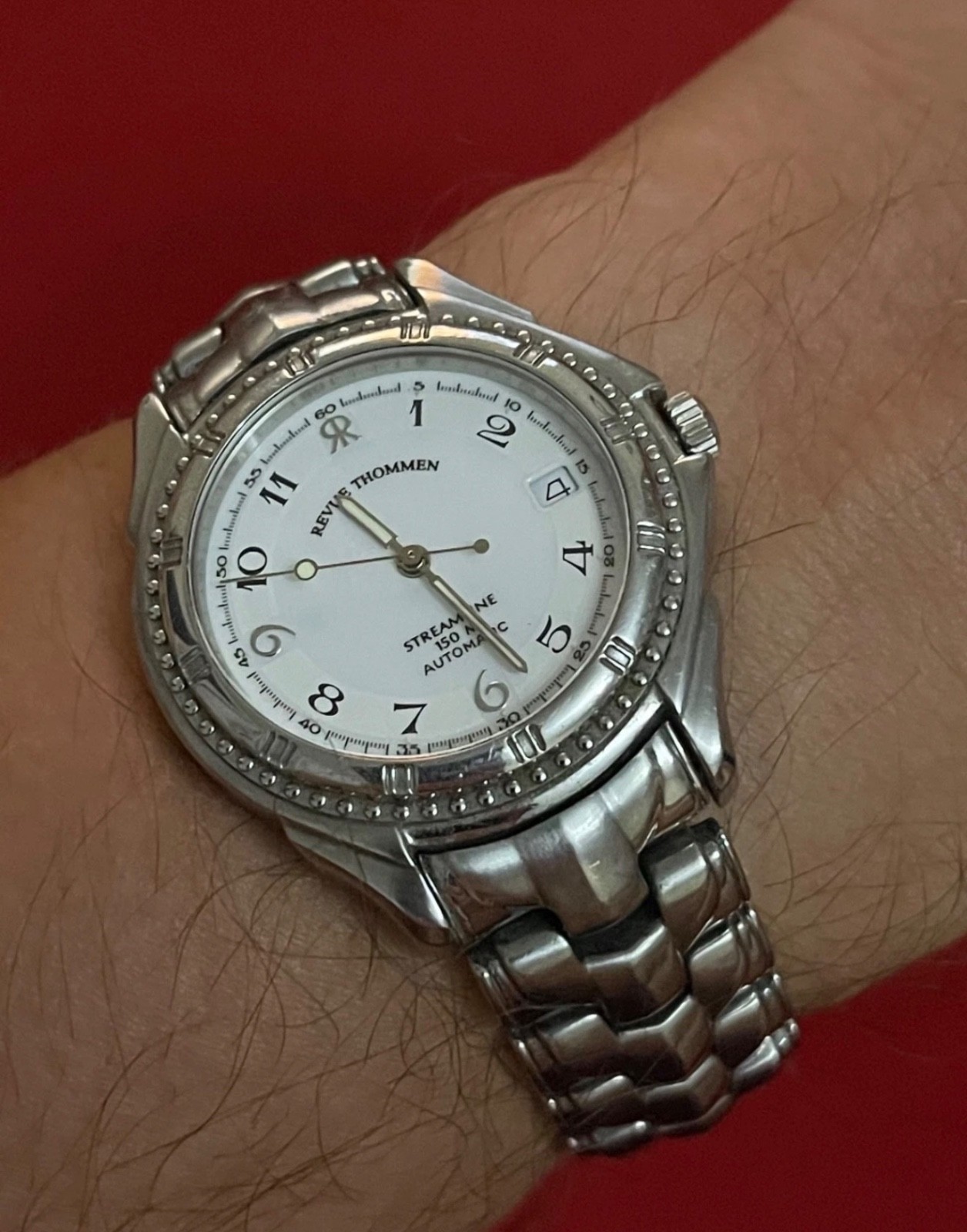 Vintage Automatic Diver Men’s Watch 150M REVUE THOMMEN STREAMLINE ETA 2892-2