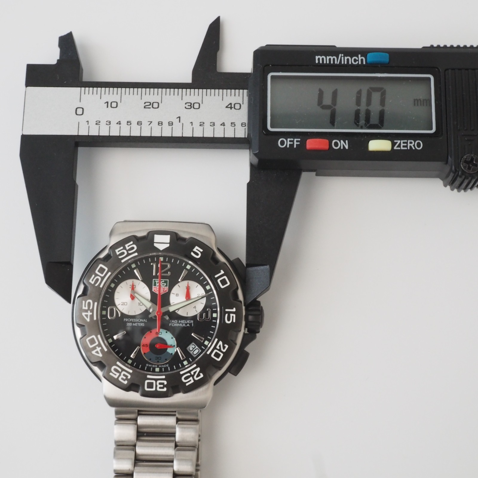 TAG HEUER Formula 1 CAC1110-0 Quartz Chronograph Black Dial Men’s 41 mm Watch