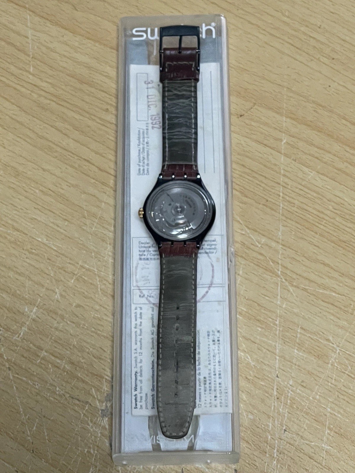 Swatch Swiss AG 1991 37mm Watch Full Set Original Mechanical Automatic Watch