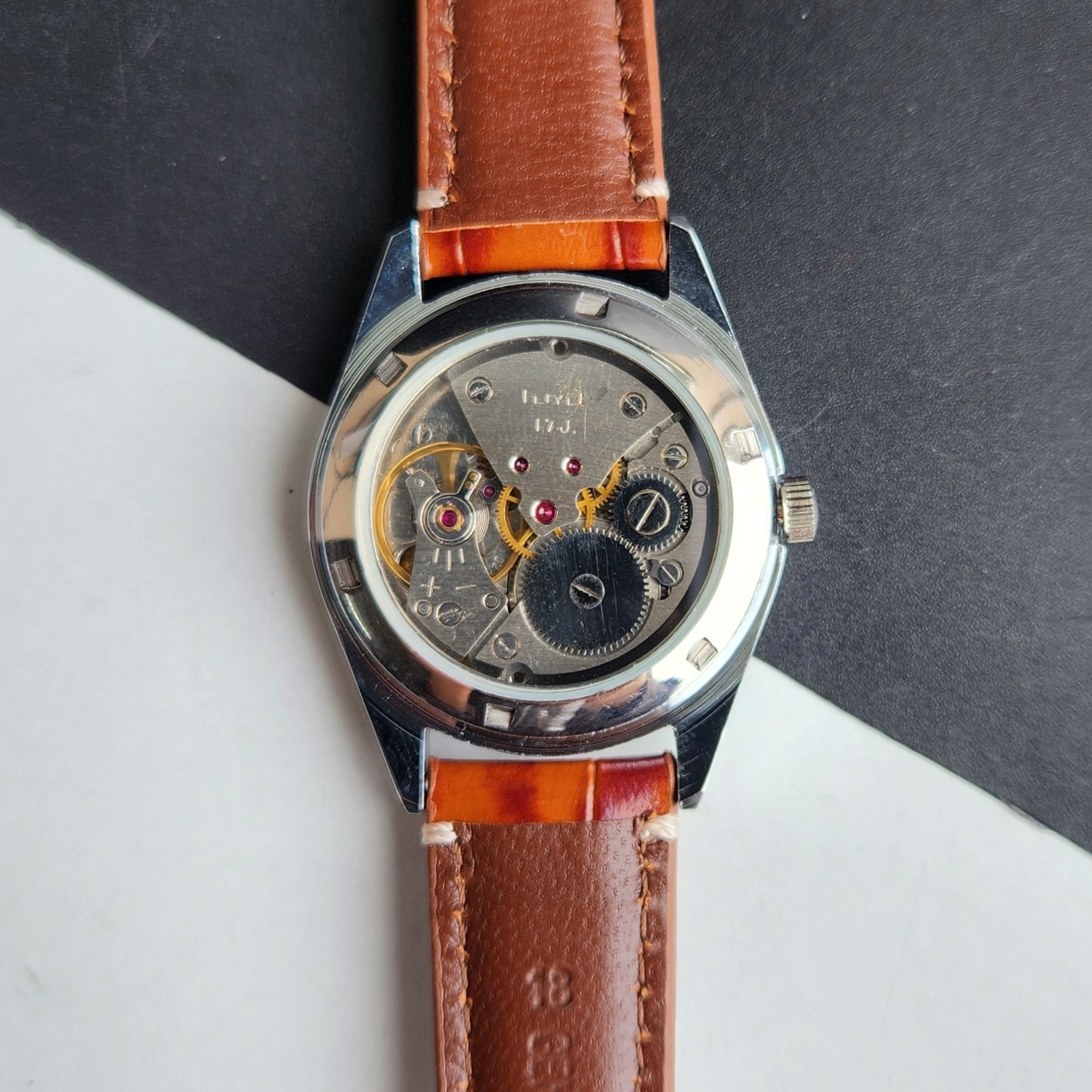 Vintage HMT Kohinoor Fluted Bezel Mechanical Hand Winding Wrist Watch A16
