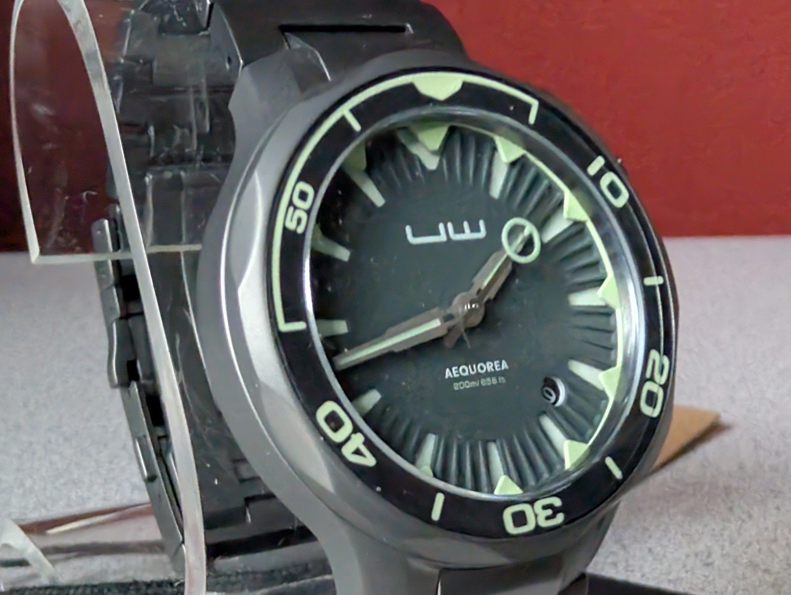 OVD~UNDER WATER AEQUOREA JELLYFISH 24J AUTOMATIC DIVE WATCH~FULL SET~KEEPS TIME