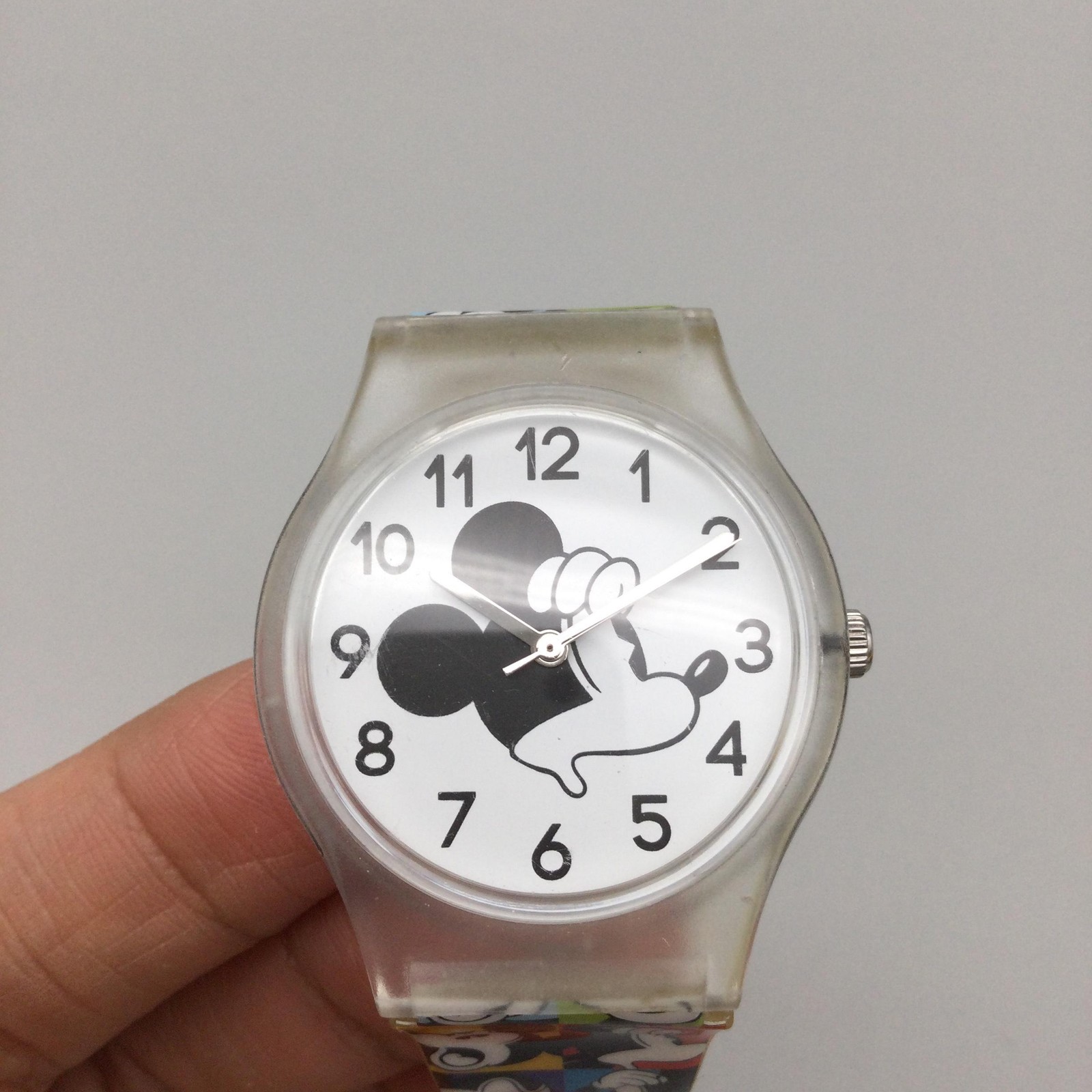 Disney Parks Womens Watch 33mm Mickey Mouse White Dial Multicolor New Battery