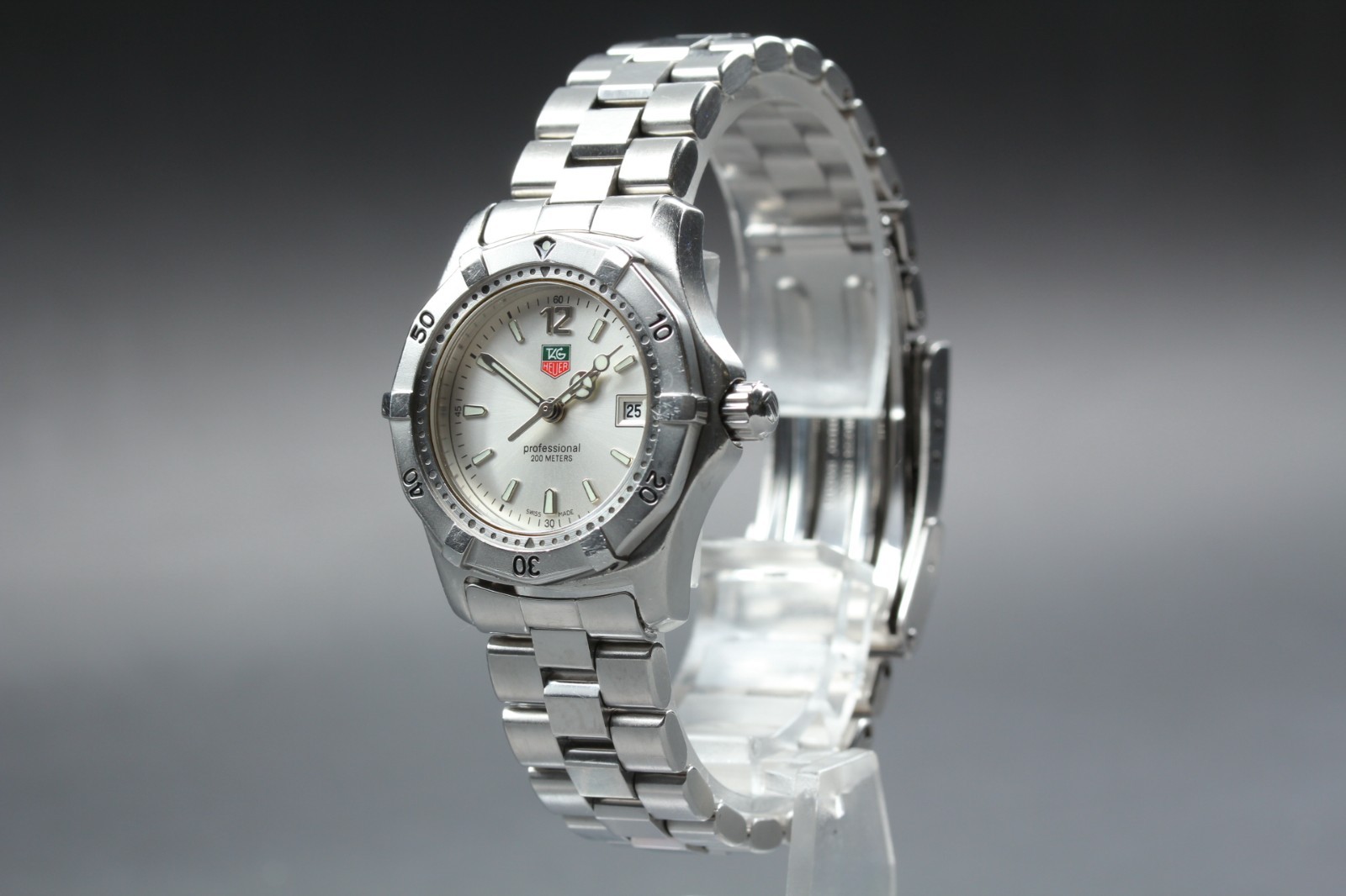 [ Near MINT ] TAG Heuer Professional 2000 WK1312-0 Silver Ladies Quartz QZ Watch