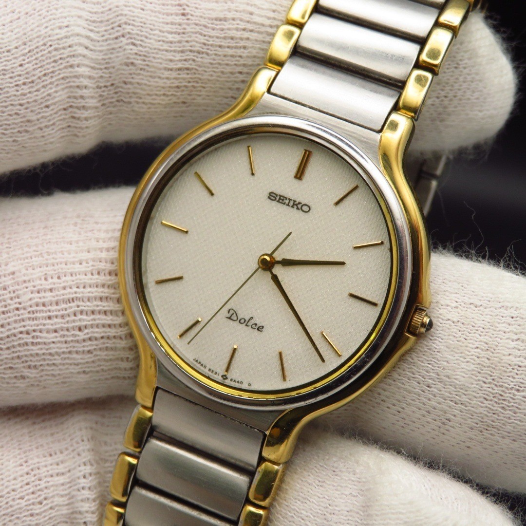 SEIKO Dolce Watch Combination Color Round Face