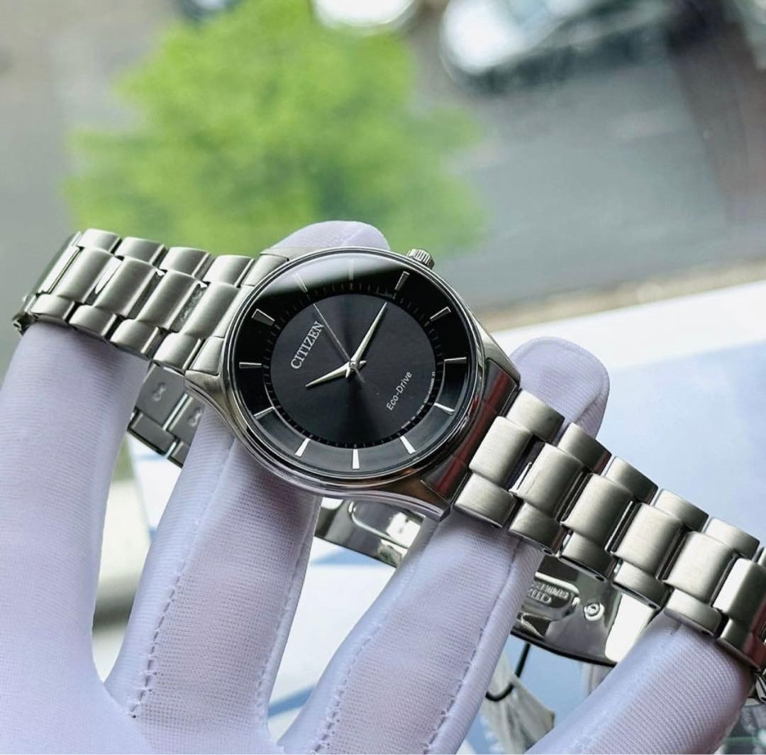Brand new CITIZEN Eco Drive collection black wristwatch