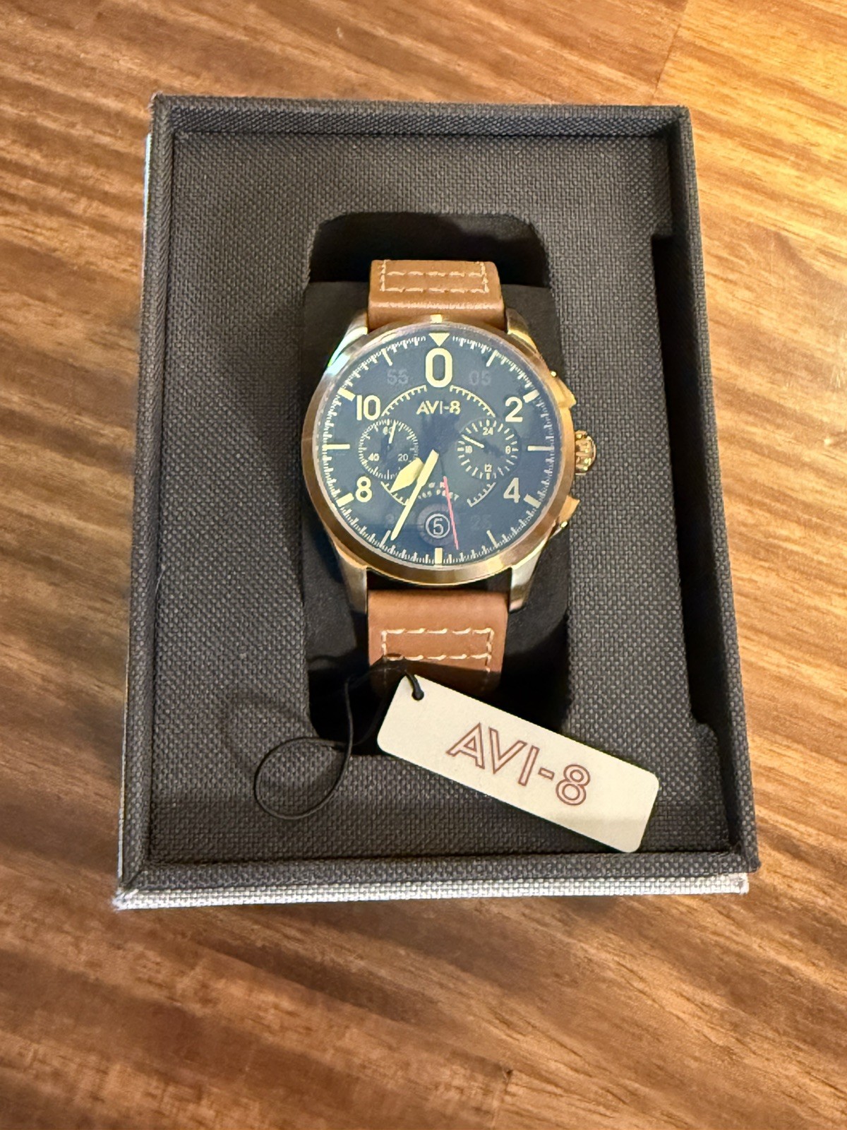 AVI-8 Spitfire Lock Meca-Quartz Chronograph AV-4089-02 Bronze Green 42mm