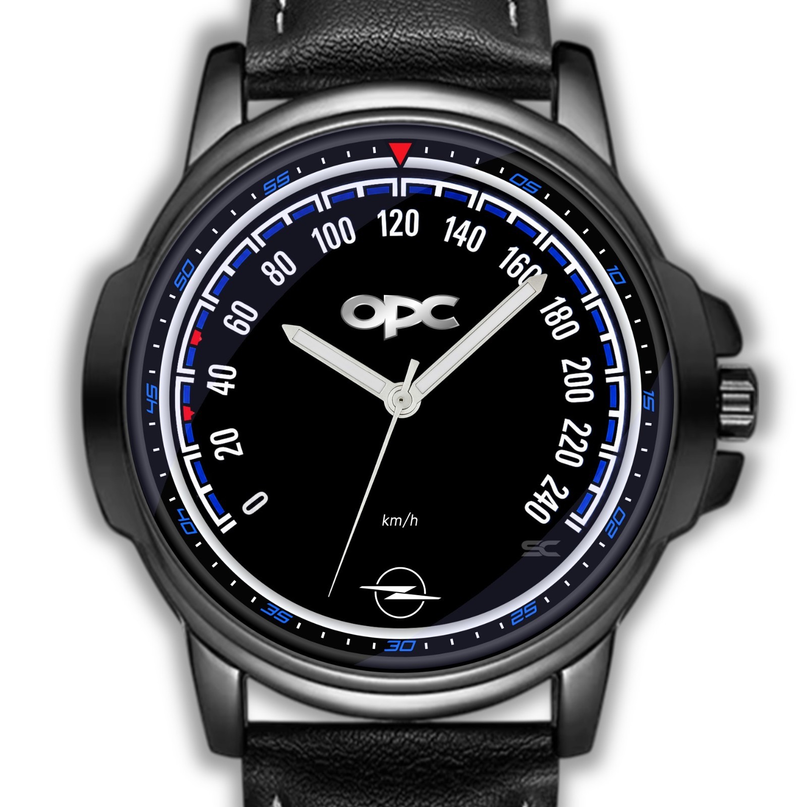 Opel Sport Vintage OPC Fan Art Racing Odometer Wristwatch