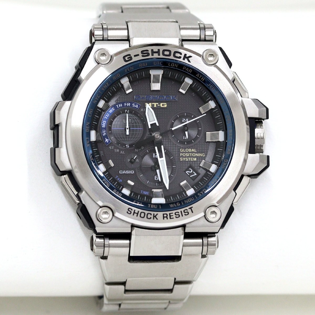 Casio G SHOCK MTG G1000D Wristwatch GPS Satellite Radio Solar Quartz Men’s