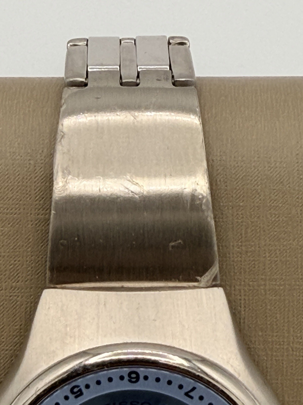 Fossil Big Tic Y2K Era Watch JR-7860 New – Old Stock – Plastic on back & on band