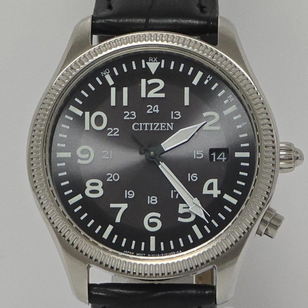 Citizen Solar H11A-S068517 Pilot Watch Black Japan 0714212