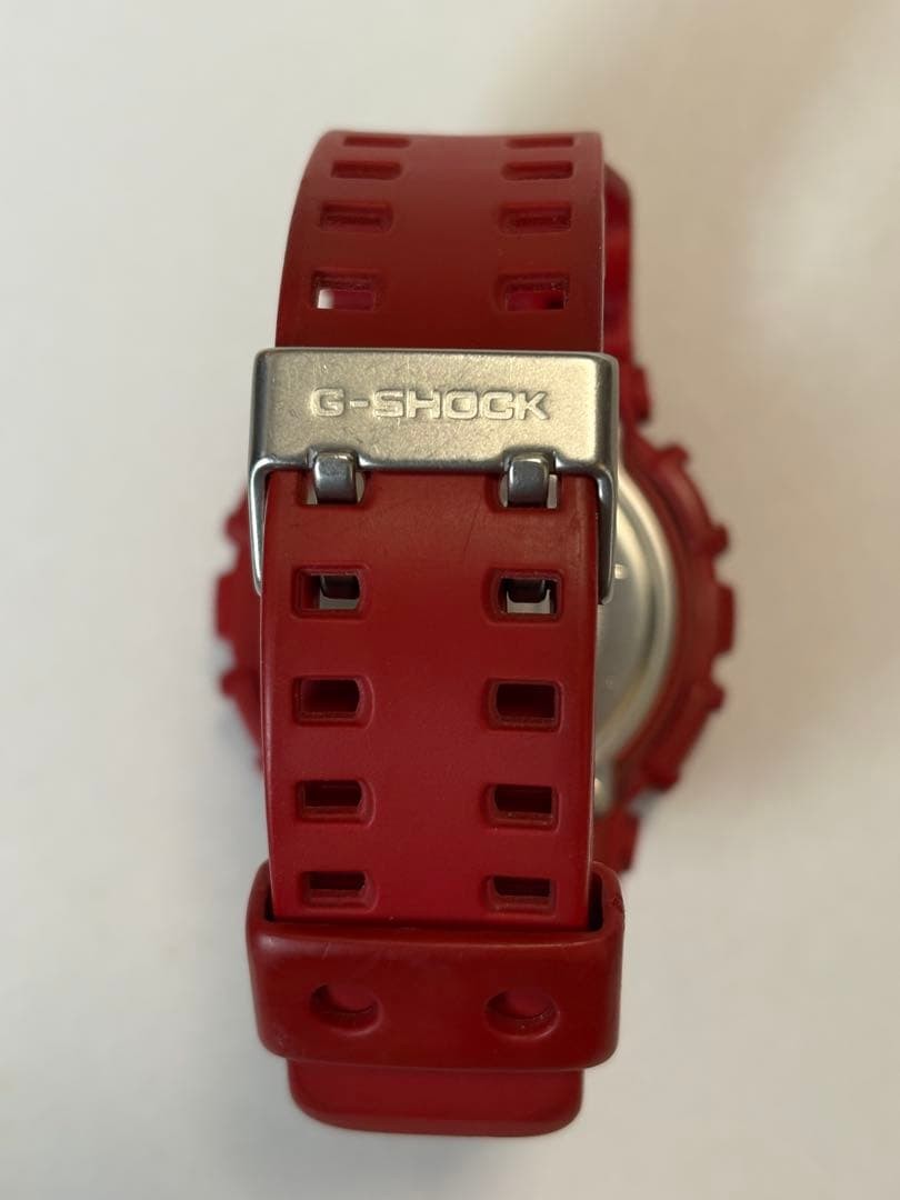 CASIO G-SHOCK Digital-Analog Watch, Red GA-110AC