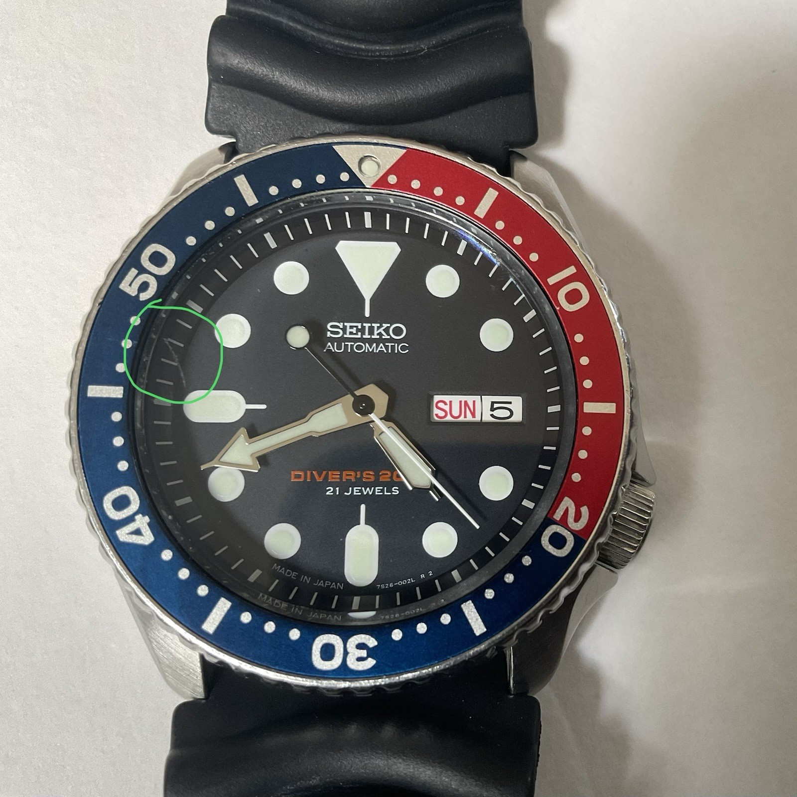 Seiko SKX009J Made in Japan Automatic Diver Box Tags Z22 Strap & Seiko Bracelet