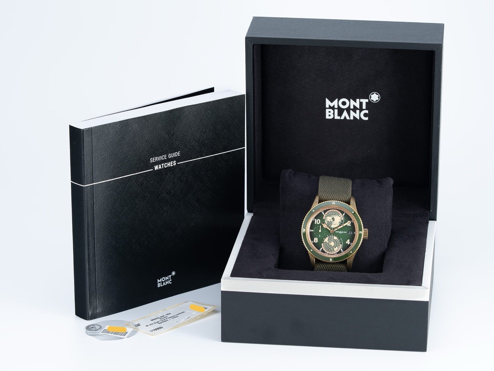*Rare* NEW Montblanc 1858 Geosphere Bronze Limited Edition Watch 119909 w/ B&P