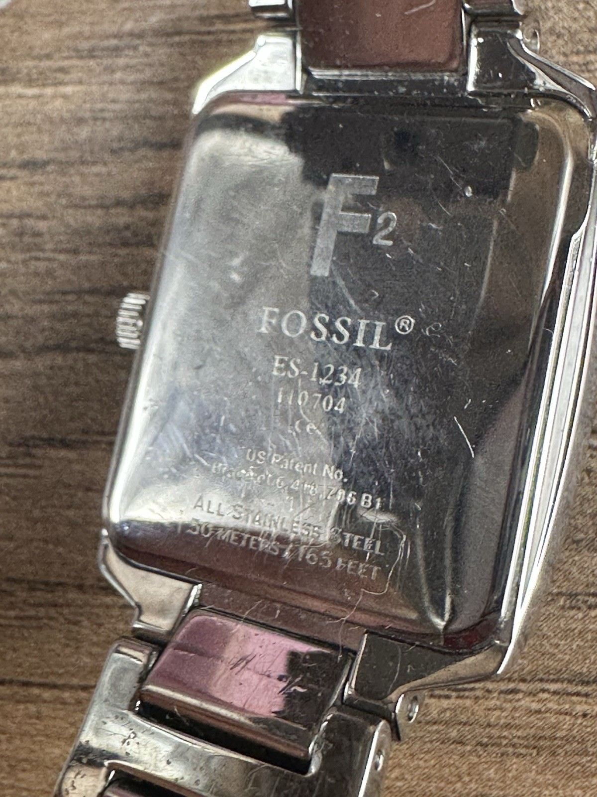 Fossil F2 Watch ES-1234 Womens 26mm Case Date Quartz Three Hands