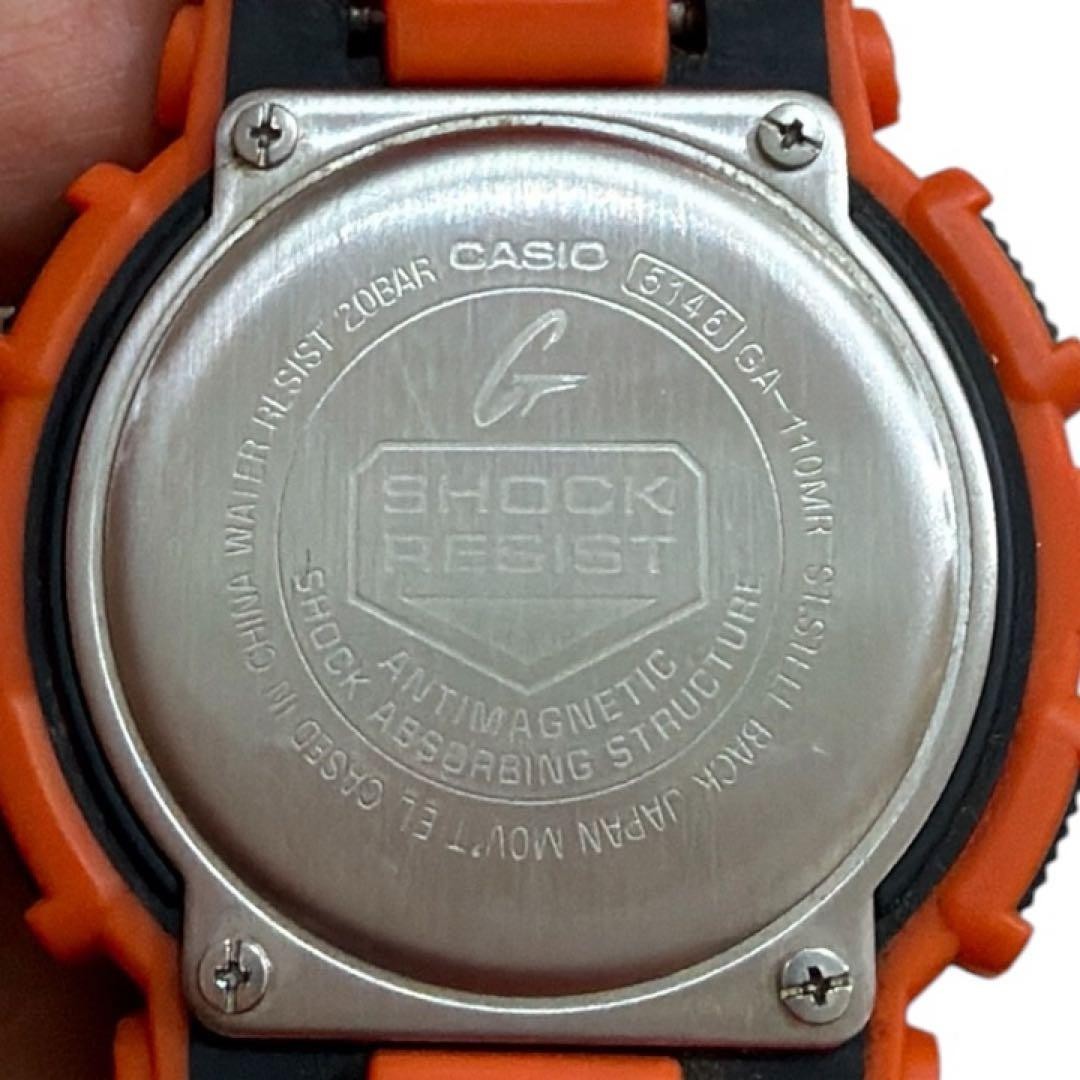 CASIO G-SHOCK GA-110MR Orange, working condition.