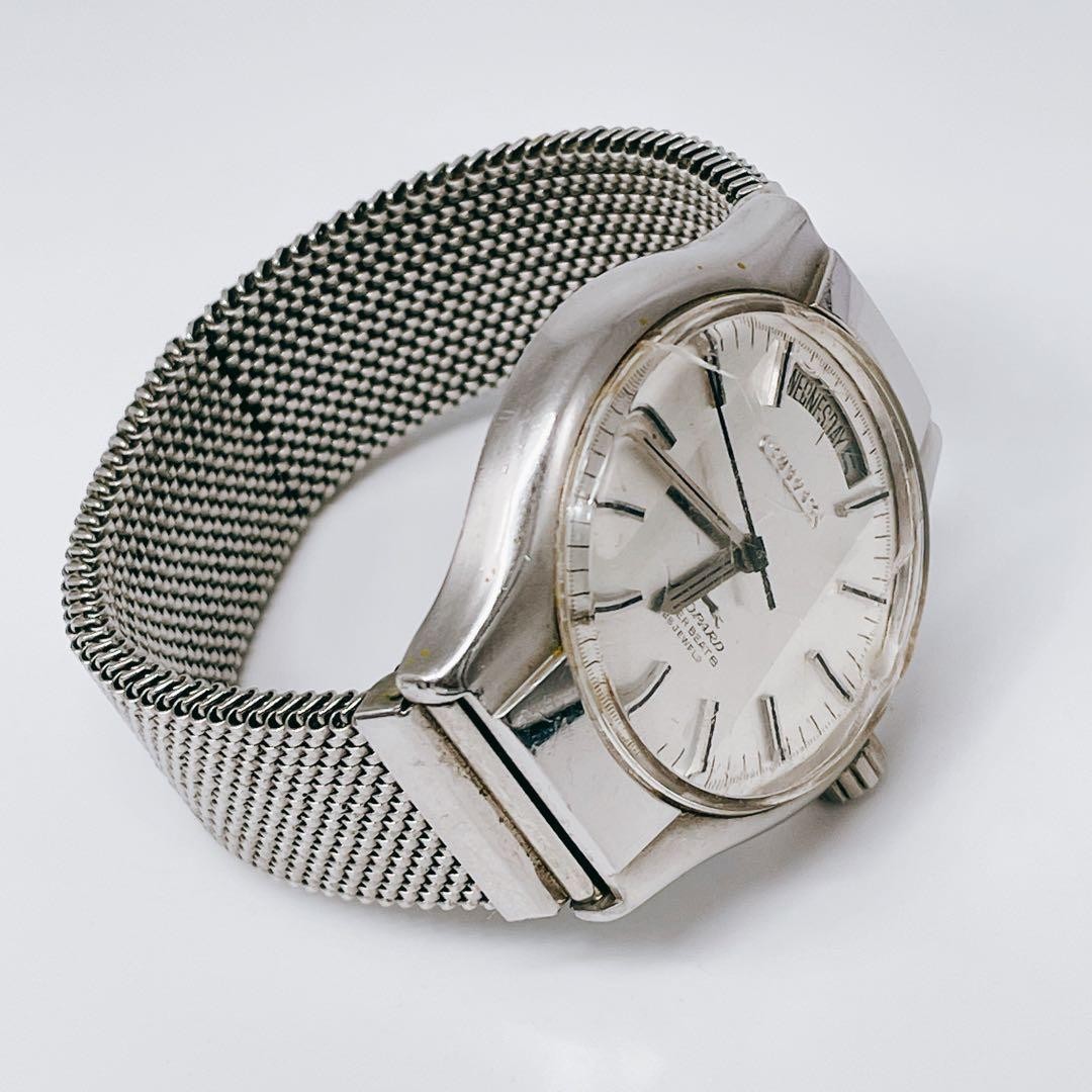 Citizen Leopard Super Beat 8 Vintage Silver Watch Japan 0610814
