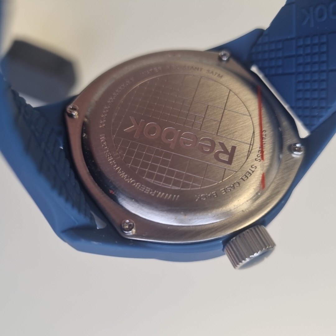 Reebok Spindrop Speed 45mm Wristwatch Blue [New Old Stock] No Box