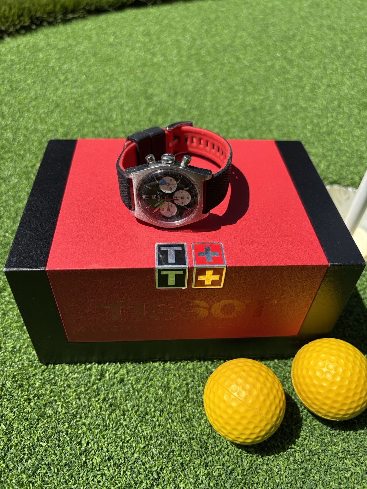TISSOT/LEMANIA 1281/Tissot 871 Vintage Seastar Tricompax Chronograph!