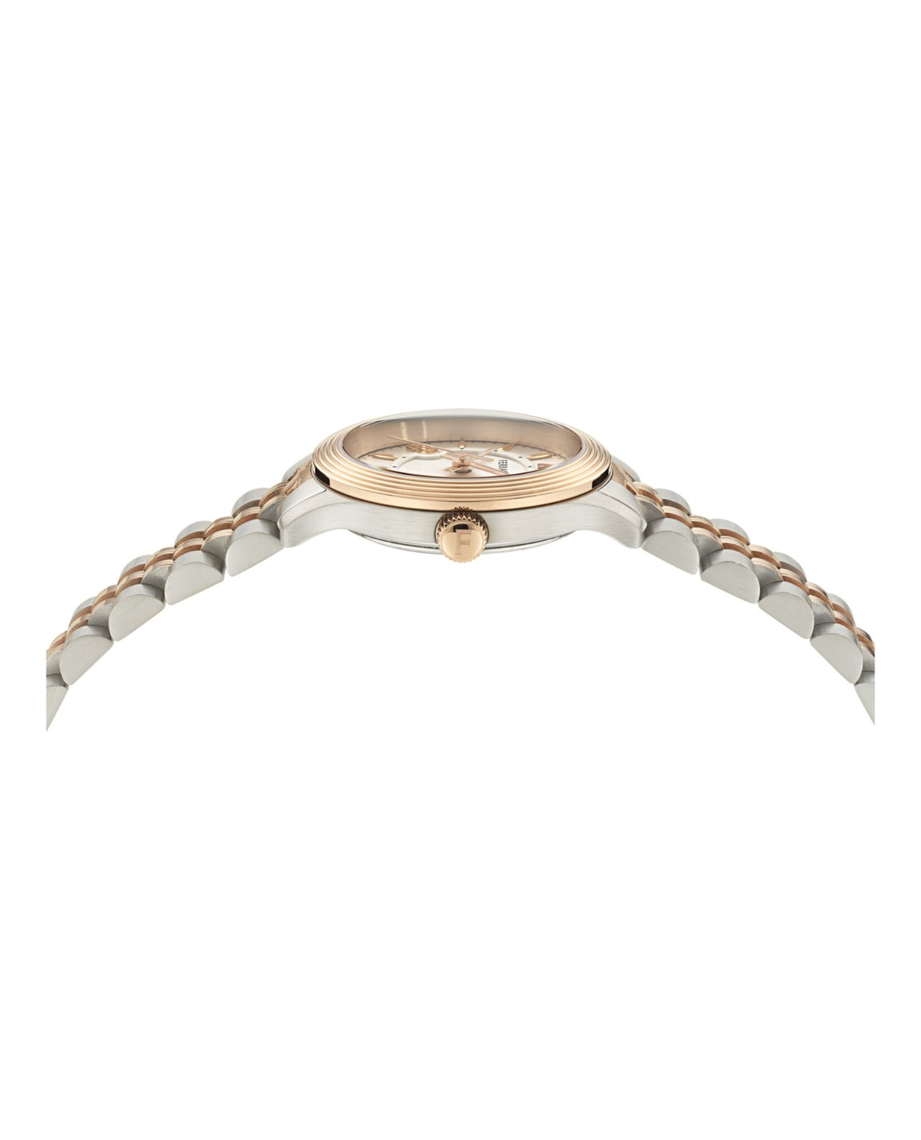 Ferragamo Womens Two Tone 28mm Bracelet Fashion Watch