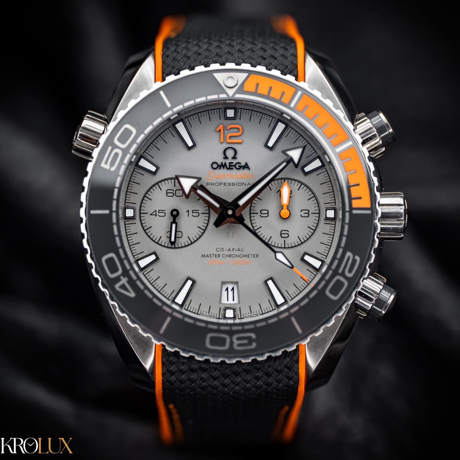 Omega Seamaster Planet Ocean 600M Co-Axial Master Chronometer Chronograph 45.5mm