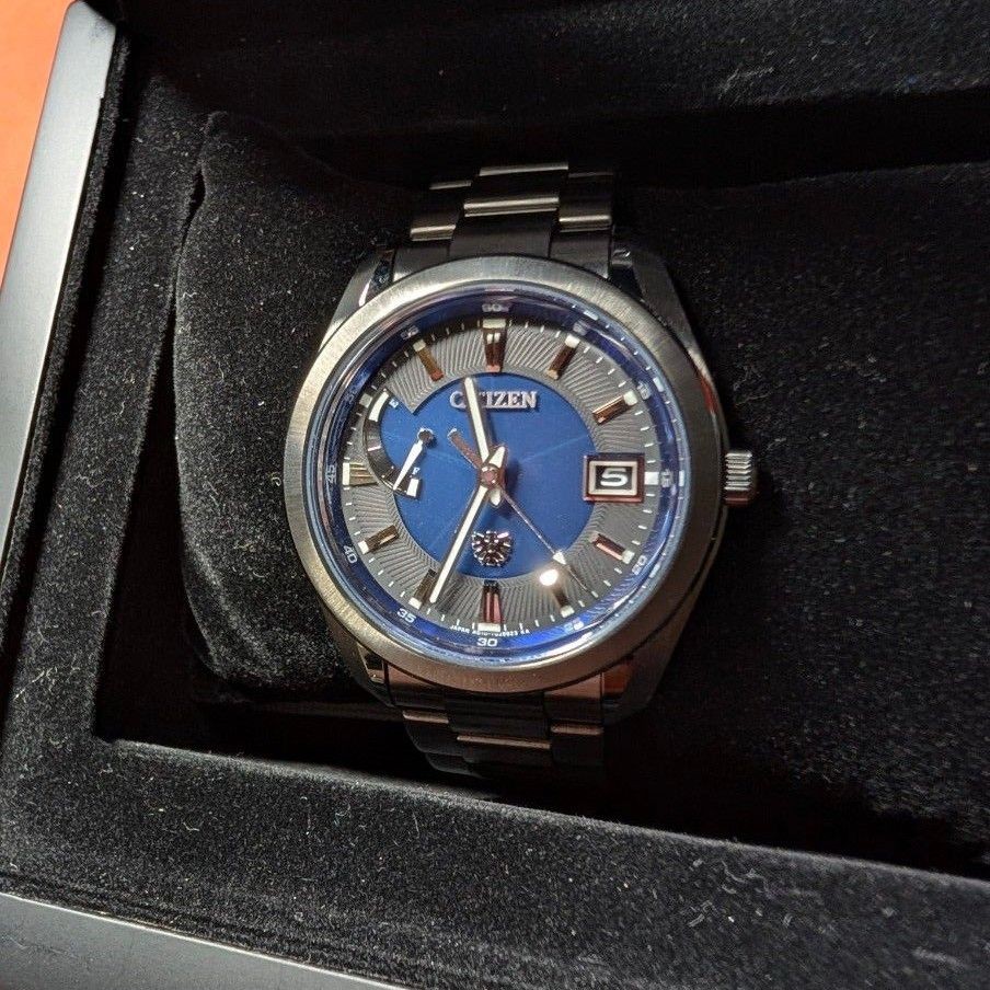 The Citizen Eco Drive Solar Watch Annual Difference 5 Seconds AQ1054 59L