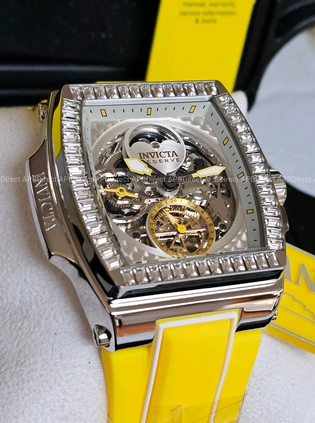 Invicta – S1 Rally – DIABLO – Dual Time Automatic – Yellow – Reserve Mens Watch
