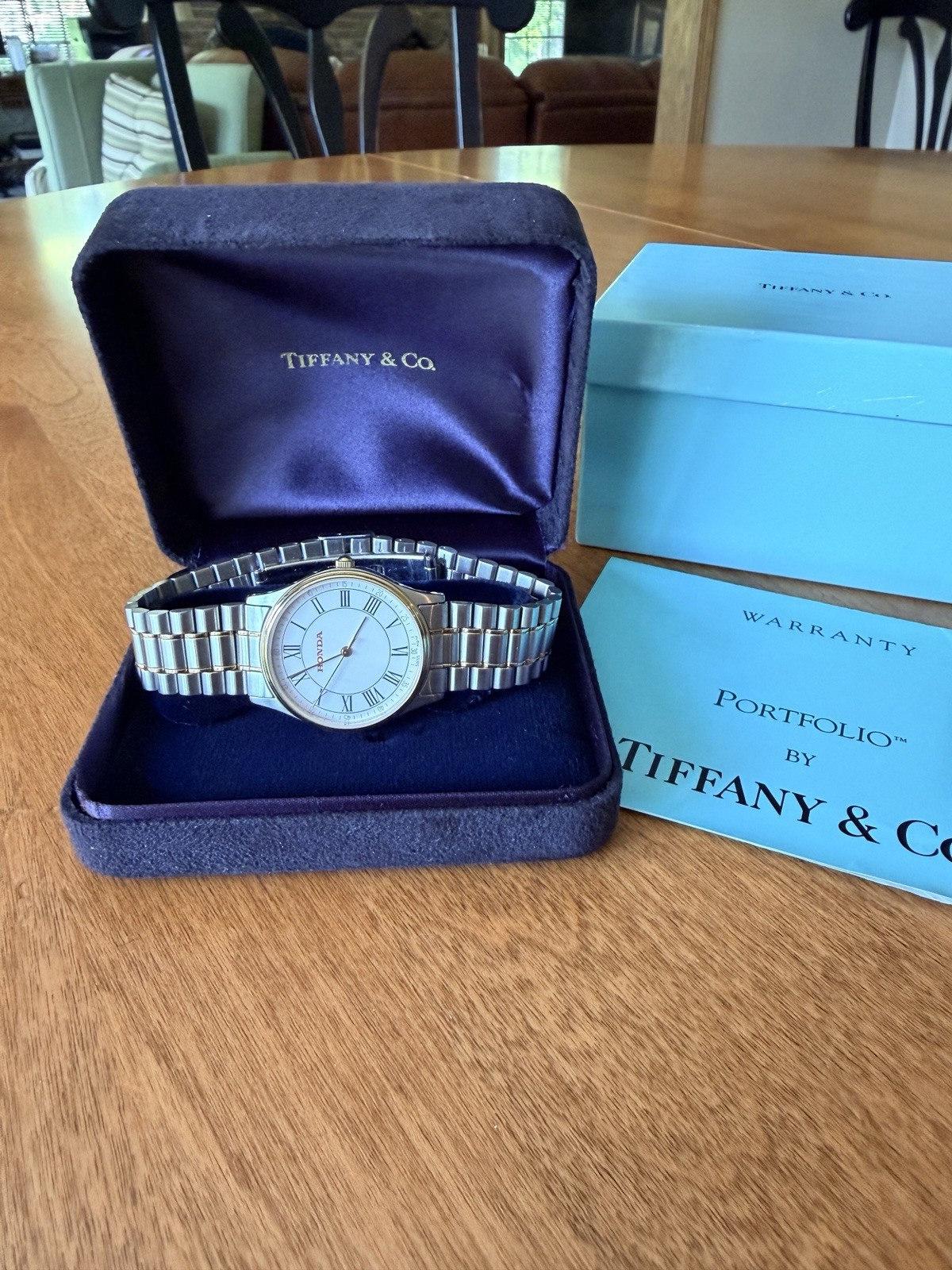 Tiffany & Co. Portfolio Unisex Stainless Steel 10 M Swiss Watch (Honda)