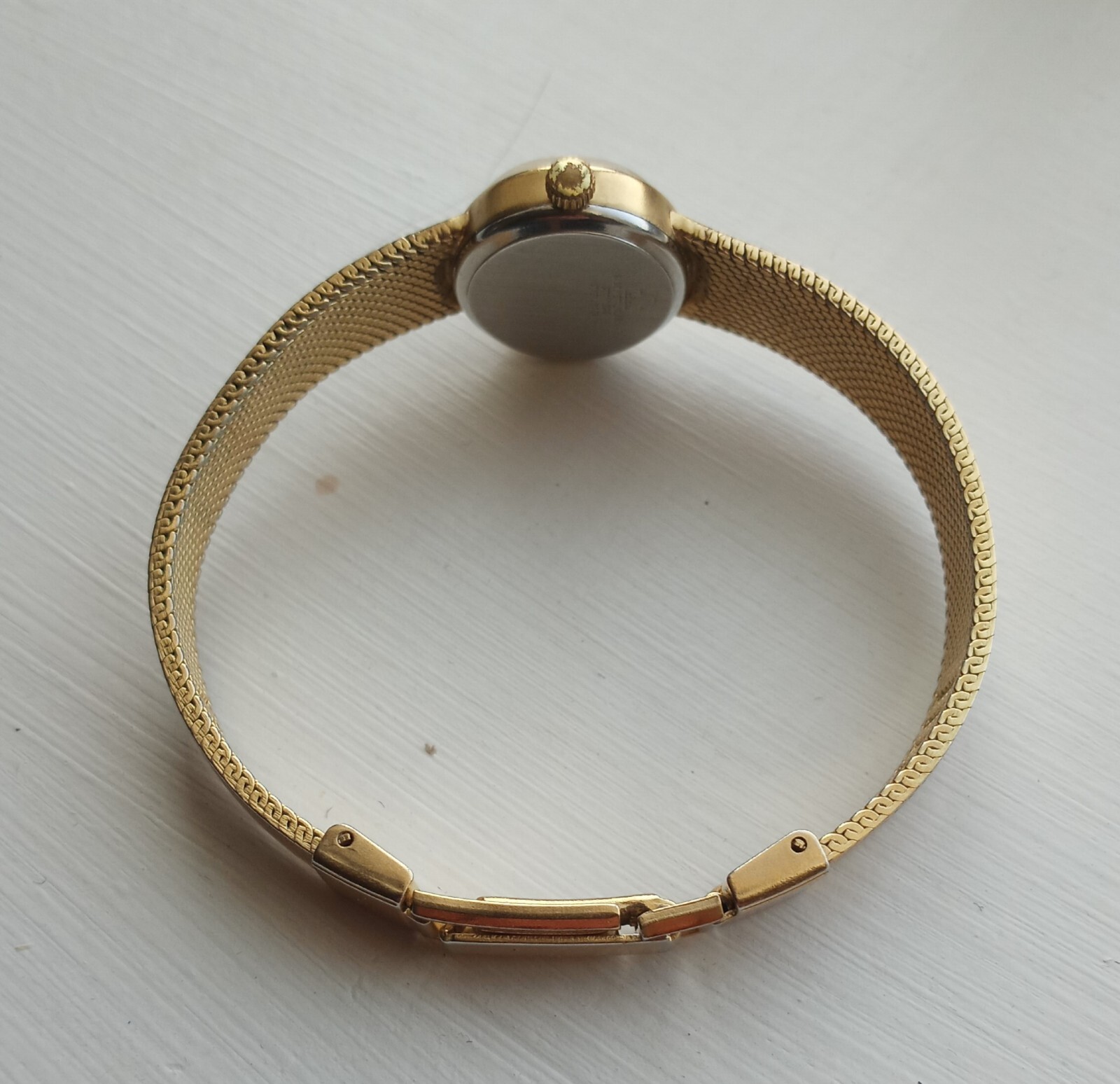 Vintage Jules Jurgensen Ladies Watch R3572 Oval Gold Tone Rare
