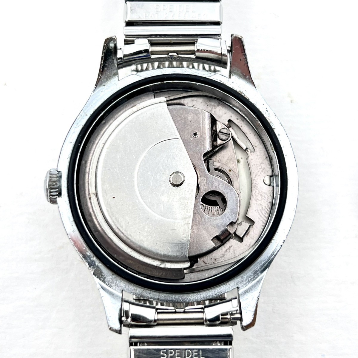 VTG TIMEX Self-Wind Shock Resistant Automatic Chrome Plate & Steel 37.5mm Watch
