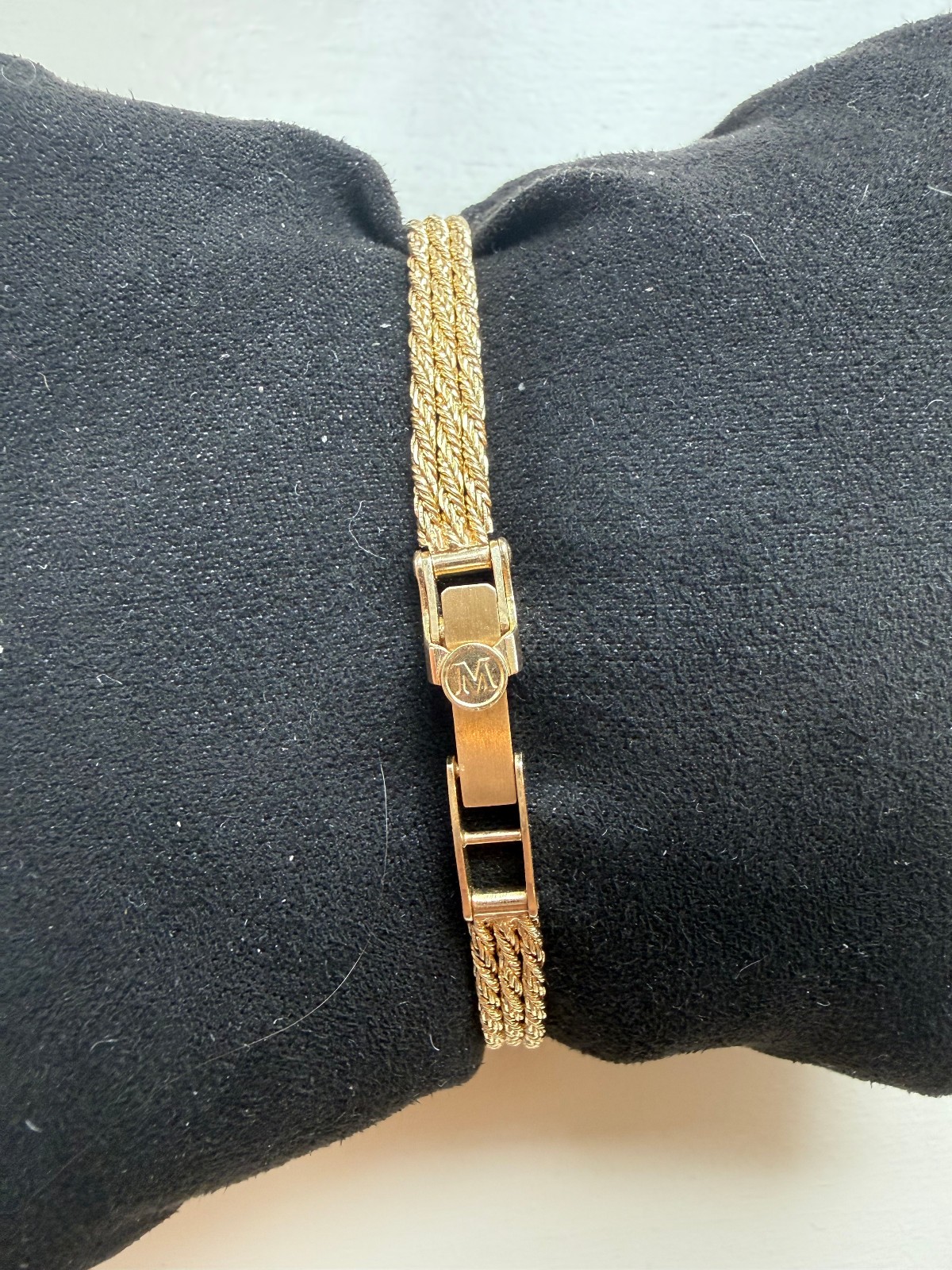 Vintage Movado 14K Gold & Diamond Swiss Quartz Ladies Bracelet Watch | Serviced