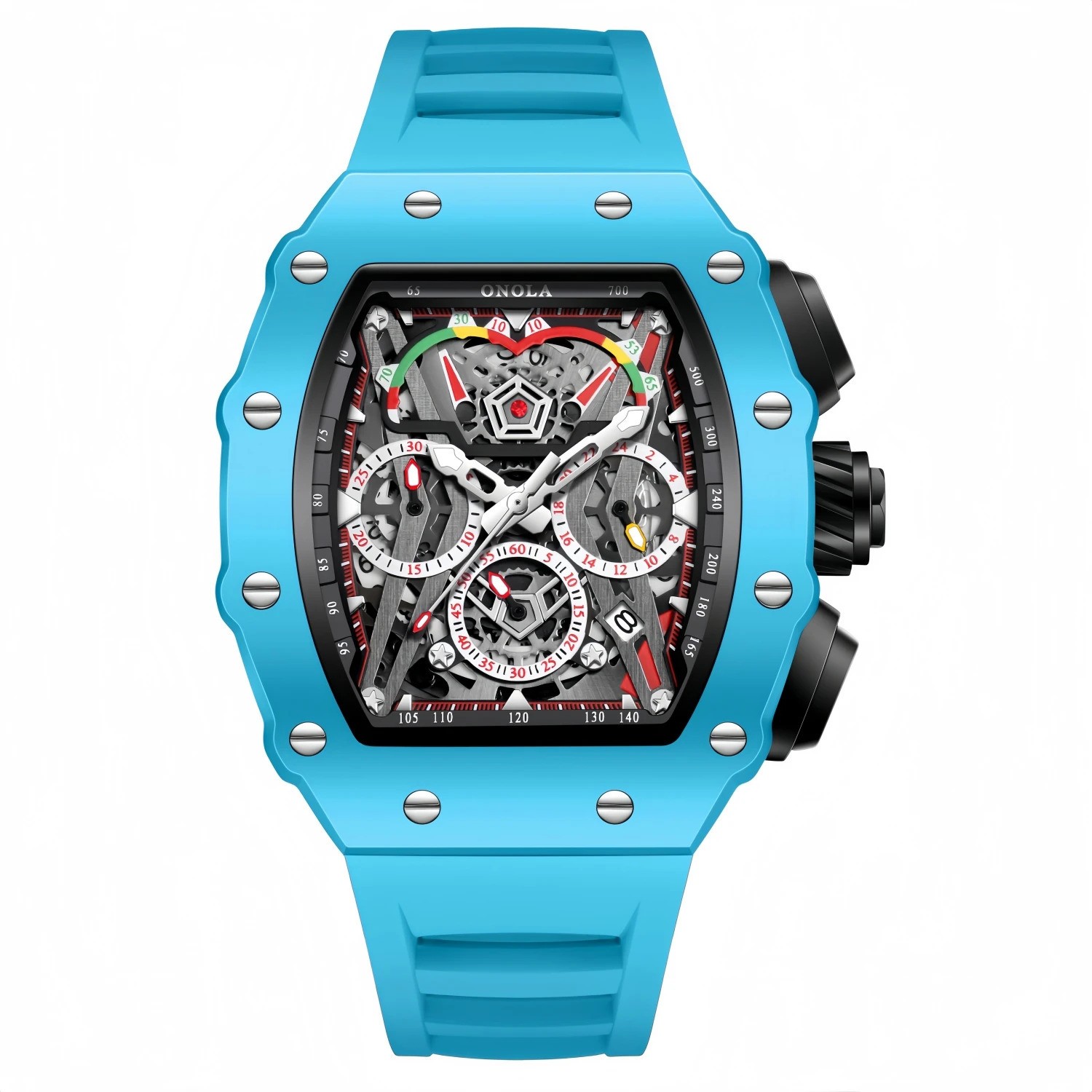 ONOLA Men’s Quartz Watch Waterproof Multi-Function Fashion Wristwatch