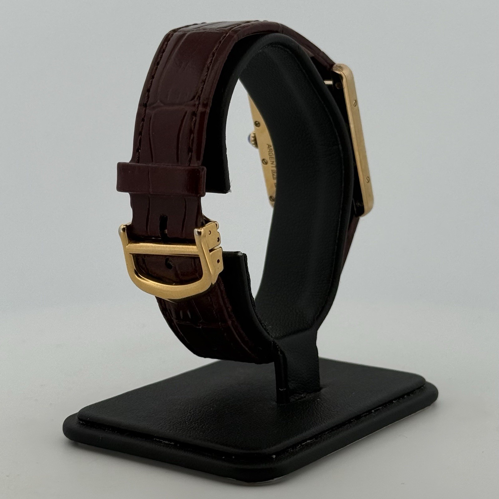 Cartier Must de Cartier Tank Vermeil Date 25mm Quartz Men’s Watch Ref. 2413