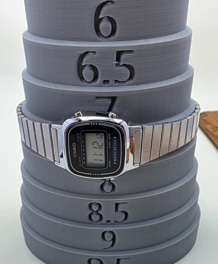 Casio LA670WA-1 Women’s Vintage Digital Watch Silver Stainless Steel Band New