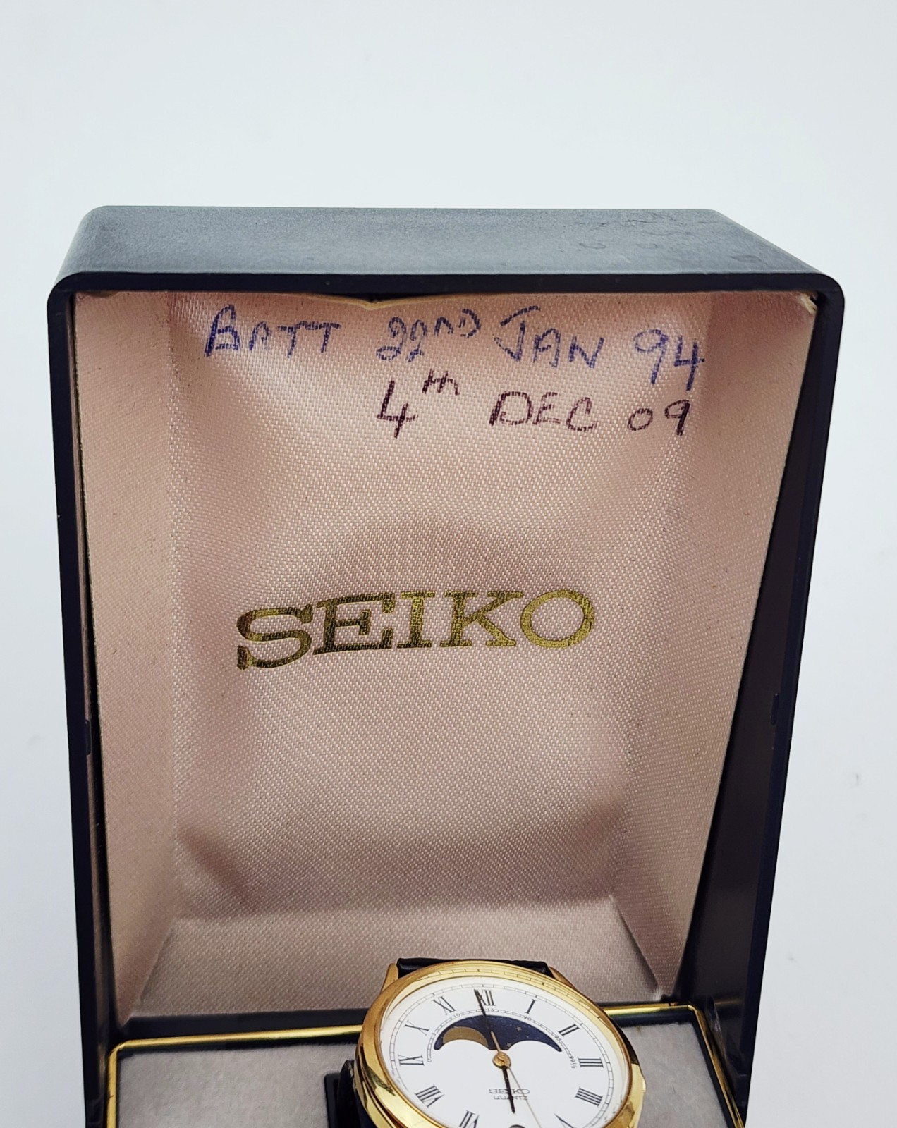 Men’s Vintage 1987 MOONPHASE Watch SEIKO 7434-7000. Midsize. In BOX