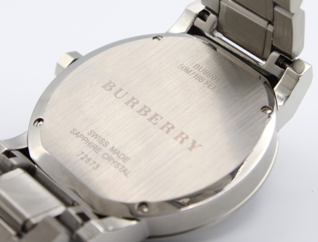 BURBERRY The City BU9901 Black Dial Stainless Steel Men’s Watch