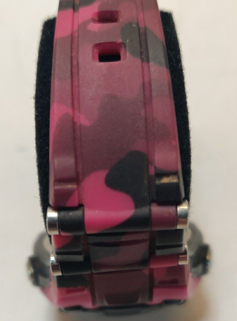 Amitron Women’s Pro-Sport Digital Chronograph Pink & Black Camo Model # 45/6984