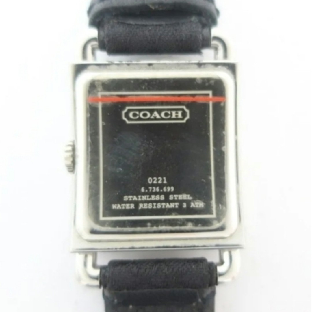 COACH mini signature square ladies quartz watch 0221