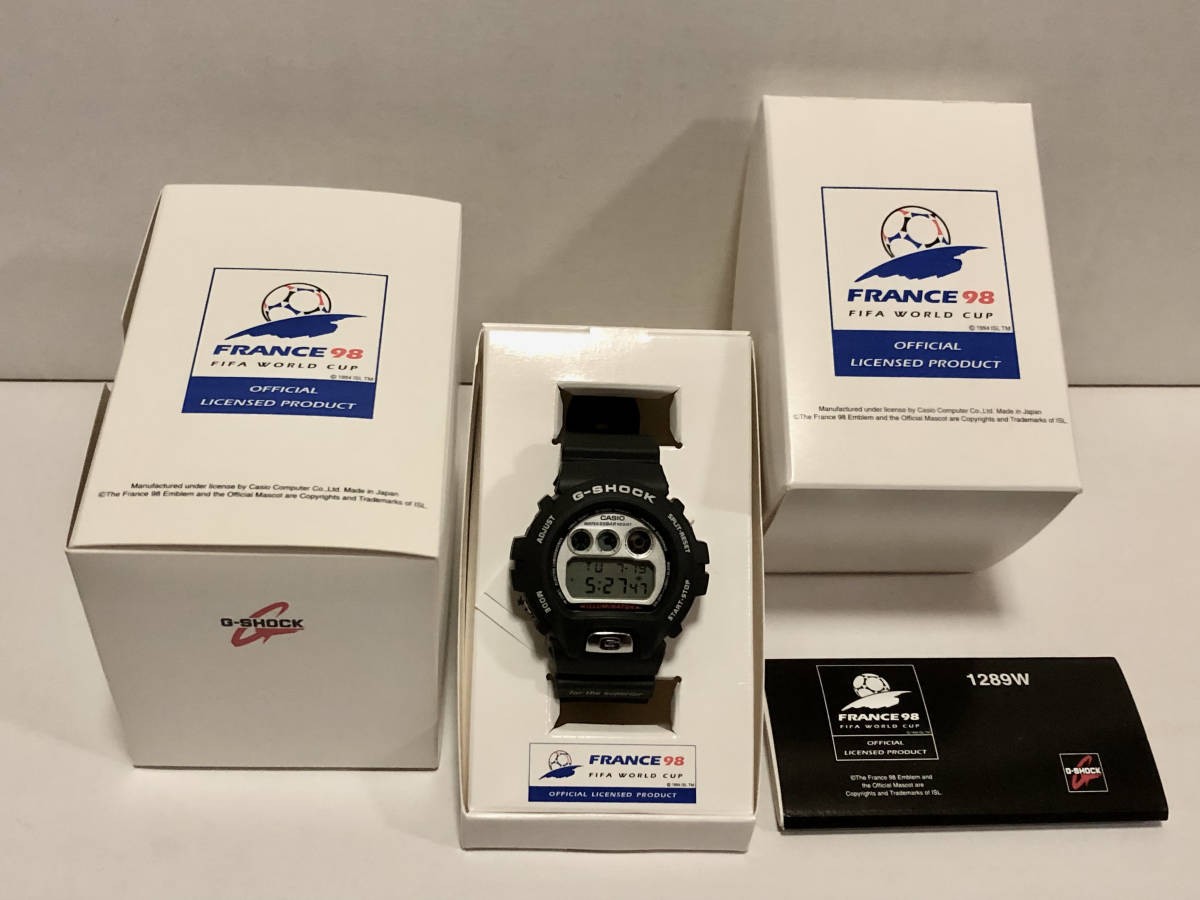Unused G-SHOCK/G-SHOCK CASIO DW-6900WF-1T 1998 France World Cup Limited Edition